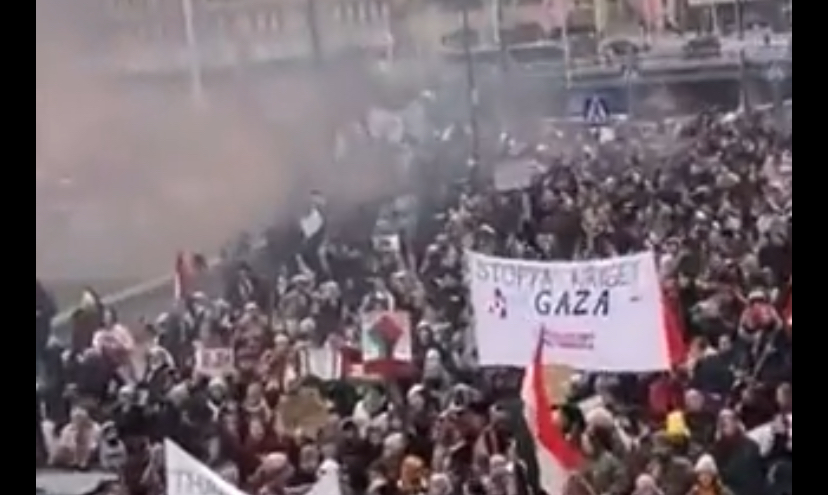 Pro-Hamas protesters chanting ‘Long Live Intifada’ gather outside Swedish Parliament in Stockholm | Watch video
