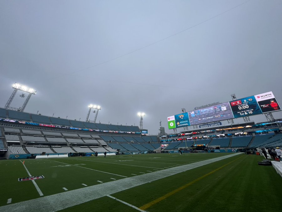 Jacksonville Jaguars vs Tennessee Titans weather forecast: Will rain affect the game at EverBank Stadium?