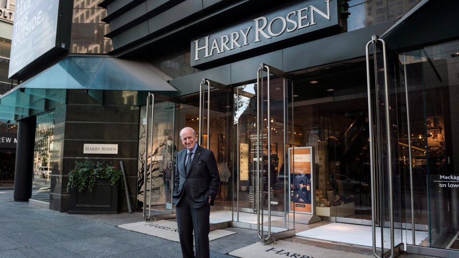 Who was Harry Rosen? Canadian fashion legend dies at 92