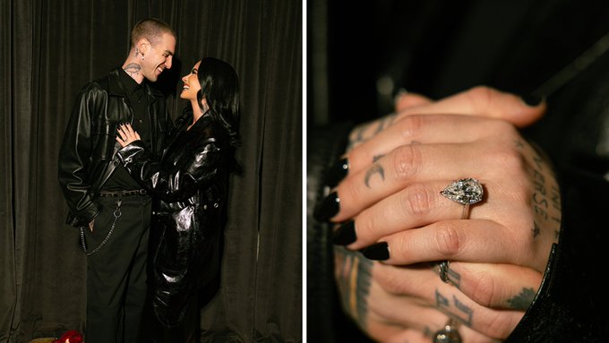Demi Lovato announces engagement to songwriter Jordan Lutes after year-long romance