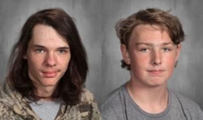 Who are Otis Edlund and Quintin Wyrick? 16-year-old boys from Lander, Wyoming allegedly planning to carry out a shooting