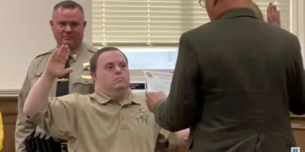 Who is Jeff Rhinerson? Kentucky court swears in first paid deputy with Down syndrome